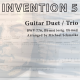 Michael Schmolke | J.S. Bach: Invention 5, BWV 776, Bbmaj | Guitar Duet/Trio | E Book & Audio