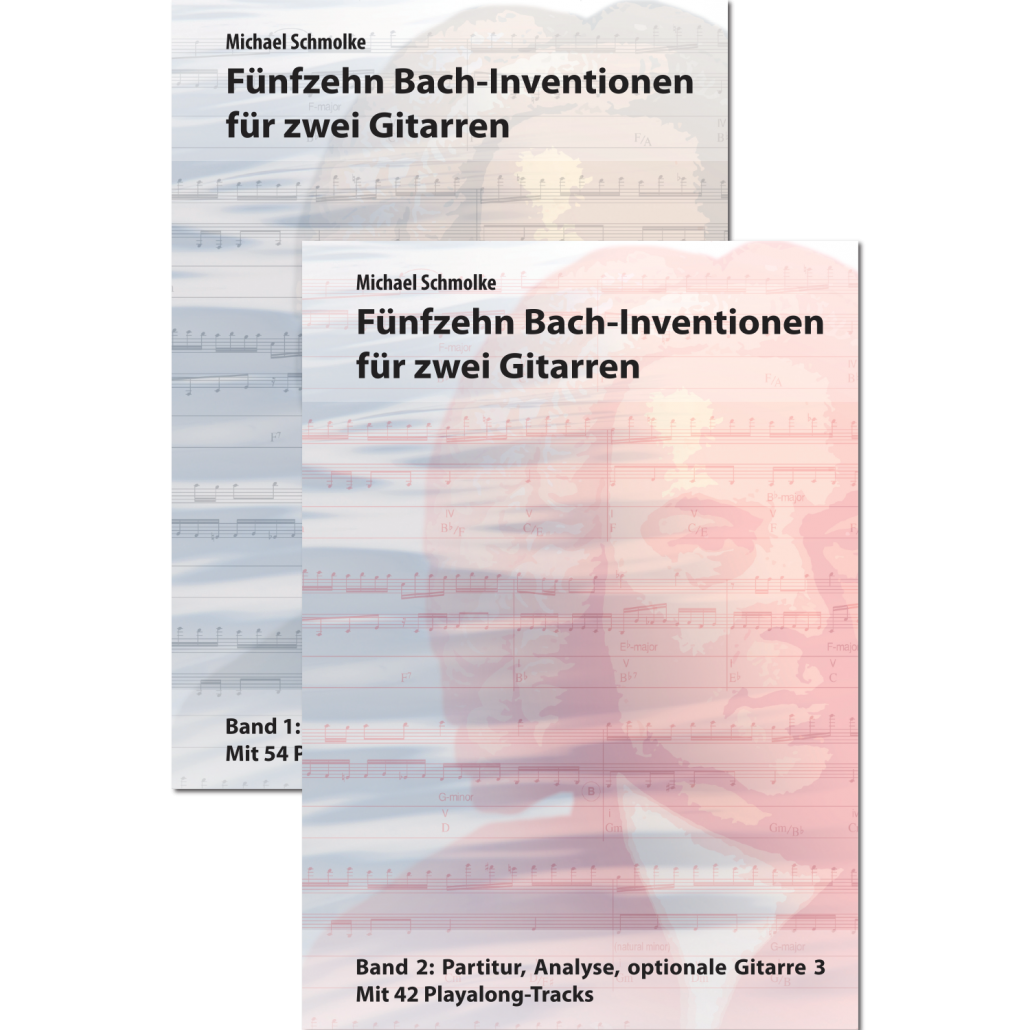 Fünfzehn Bach-Inventionen für 2 Gitarren | Bundle Bd 1+2